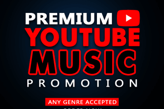 do premium youtube music video promotion