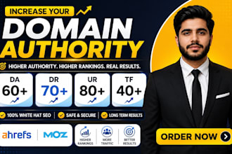 increase domain rating ahrefs DR moz domain authority moz da 70 seo backlinks