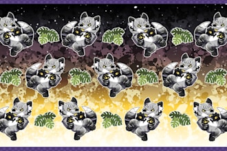 create a custom wallpaper design of your fursona for desktop or phone