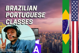 teach you portuguese twice a week