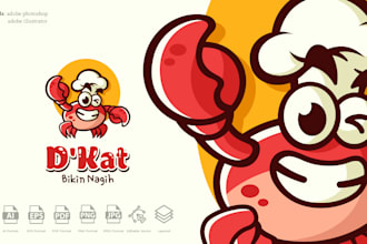 design food, bbq, restaurant, cafe, coffee, bakery logo