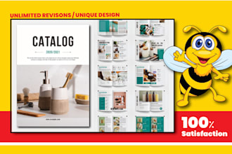 design digital product catalog, catalogue, lookbook, invoice, brochure, flyer