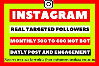 do instagram page promotion or instagram marketing for fast organic growth