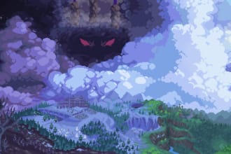 make pixel art backgrounds, portraits or characters for you