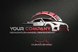 create auto detailing logo for you