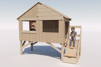 make model 3d for wood work