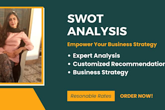 conduct market research and swot analysis for your business