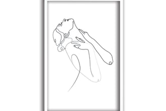 draw one line art, minimalist line art, vector art illustration beautiful