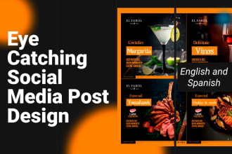 design a creative social media post