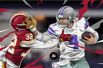 make unique sport player vector art illustrations