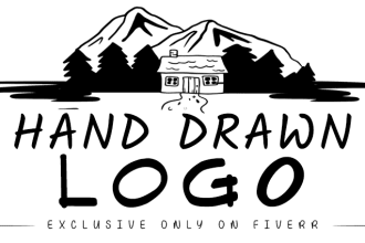 create custom hand drawn logo design or illustration design