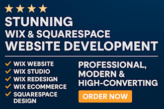 be your squarespace wix website expert
