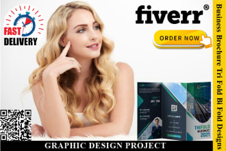 design a business brochure tri fold bi fold