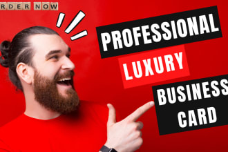 design professional luxury business cards and stationery within 24 hrs