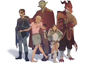 draw your dungeons and dragons party