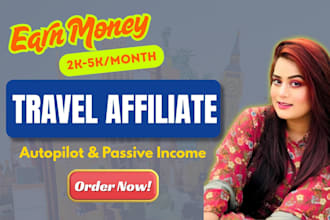 create professional travel affiliate website