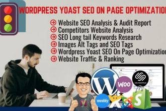 do wordpress yoast SEO onpage optimization, meta tag, and schema markup