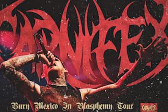 design a poster for your band