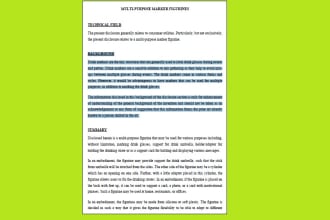 draft provisional patent drafting