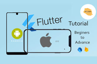 be your tutor for building android and ios using flutter