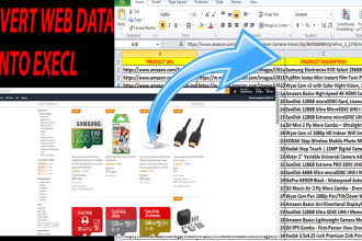 scrape product data from amazon ebay or other ecommerce web