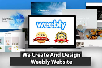 build or design, redesign, wix, wordpress or weebly website