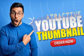 design attractive youtube thumbnails