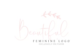 design feminine signature logo