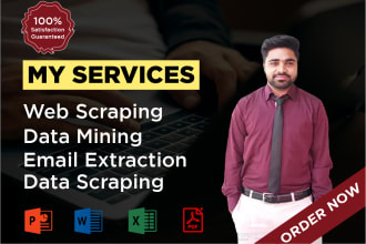 do python web scraping , web scraper and data mining