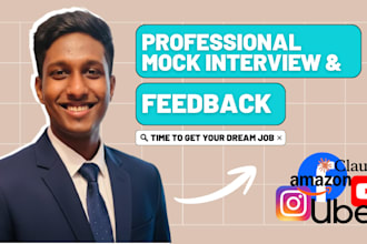 do a mock up job interview for 1 hour