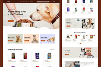 build animal pets care website, veterinary portfolio website