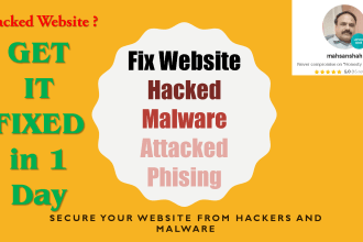 clean malware phishing code from any website