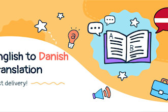 translate and correct anything from english to danish
