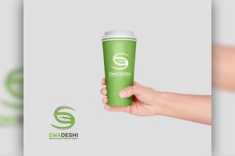 do modern sleek clean logo for startup