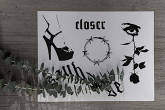 Hot Review!  create you solid blackwork design