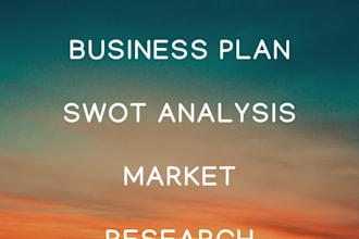 write a complete business plan