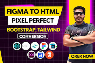 convert figma to html, psd to html tailwind css, figma to wordpress website