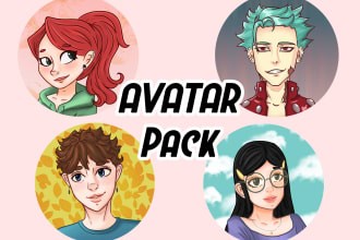do customized cartoon avatars