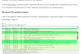 do wireshark traffic capture and analysis