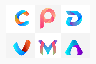 design modern and initial letter logo