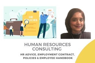 write your employment agreement and employee handbook