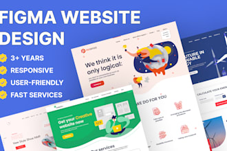 do web design or landing page design in figma