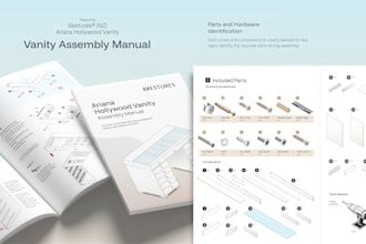 design professional product manuals and instruction guides