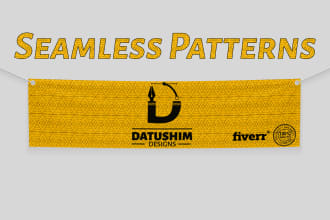 make a seamless pattern design