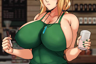 draw anime art for you sfw or nsfw