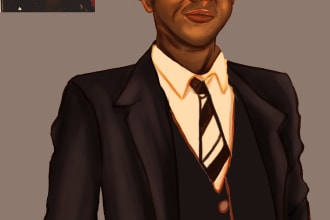 draw pro african american characters illustrations