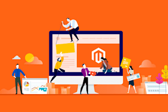 develop and craft a site using magento 1 and magento 2