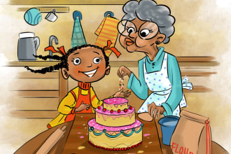 african american illustration and children book