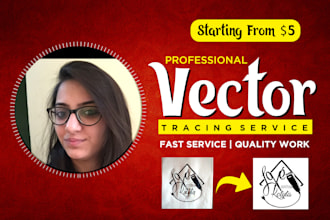 do raster image to vectorize, redraw logo