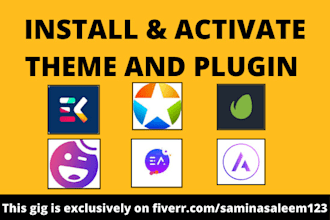 install wordpress plugin and wordpress theme